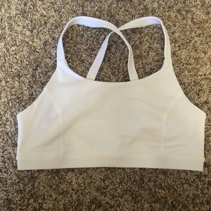 Avia White Sports Bra Size M